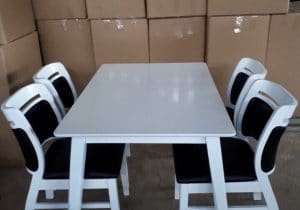 Bàn ghế ăn Asley 4 ghế