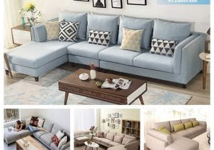 Sofa vải góc chữ L Z3013