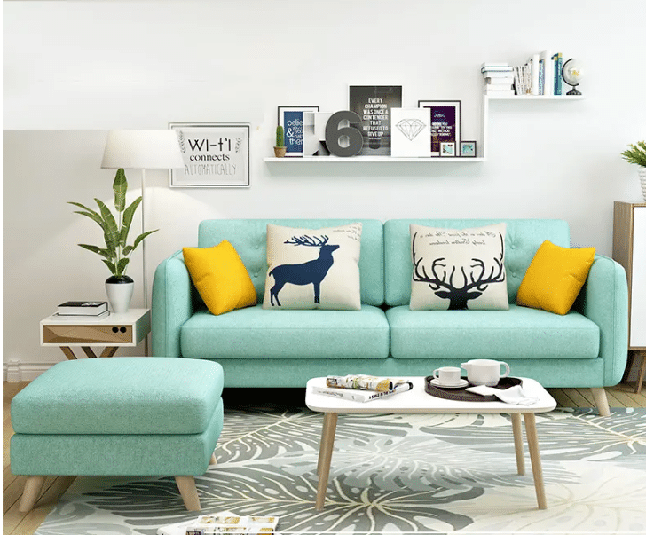 Sofa băng đẹp dành cho phòng khách thêm tươi