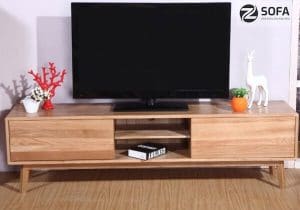 Kệ tivi bằng gỗ đẹp cho căn phòng khách thêm sang trọng