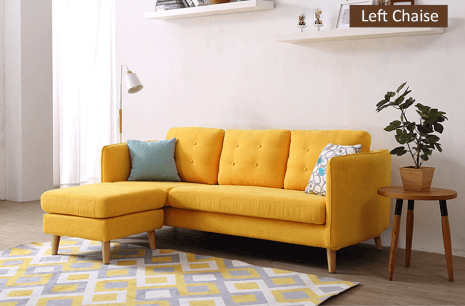 Sofa góc loại nhỏ dành cho phòng khách nhỏ