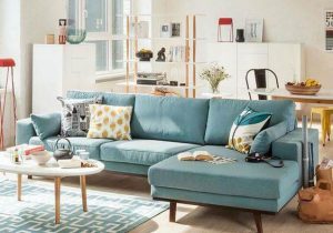 Sofa góc loại nhỏ dành cho phòng khách nhỏ