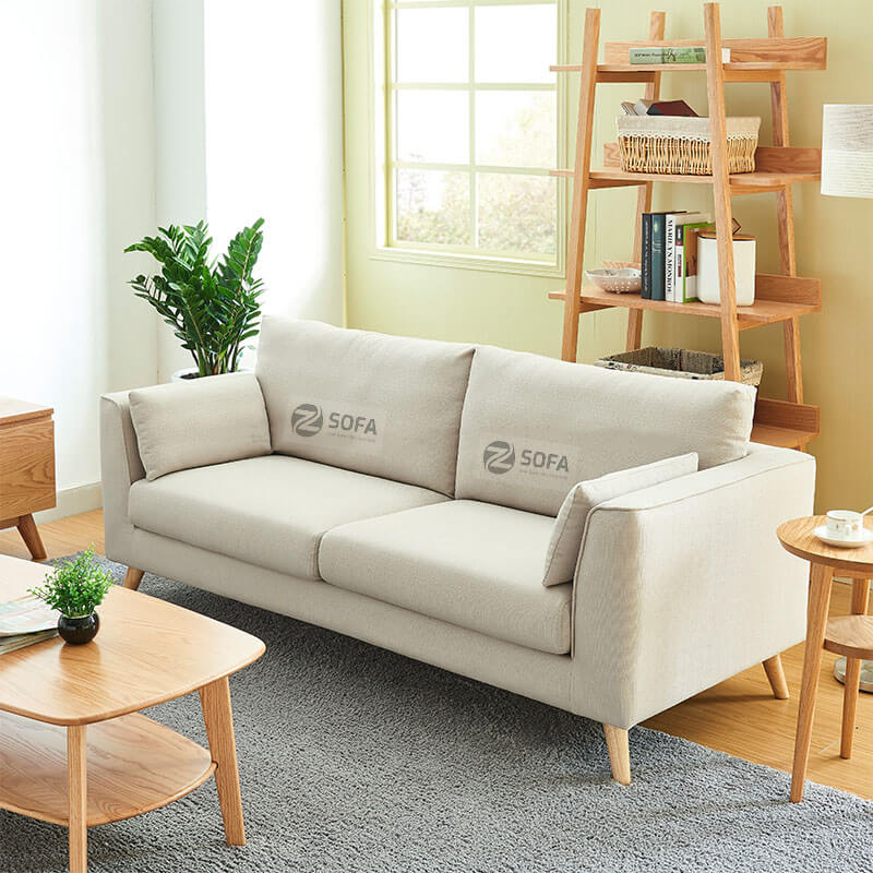 Ghế sofa màu kem - tạo sự tươi mới cho phòng khách