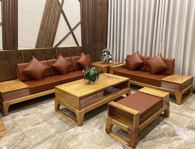 Ghế Sofa Gỗ Sồi Nga ZS169