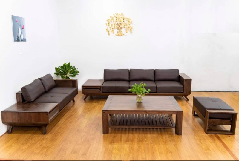 Ghế Sofa Gỗ Sồi Nga ZS173