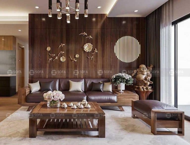 Ghế Sofa Gỗ Sồi ZS193