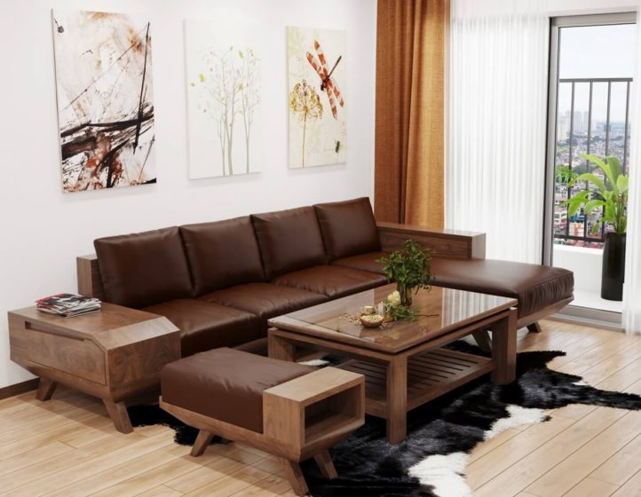 Ghế Sofa Gỗ Sồi Nga ZS185