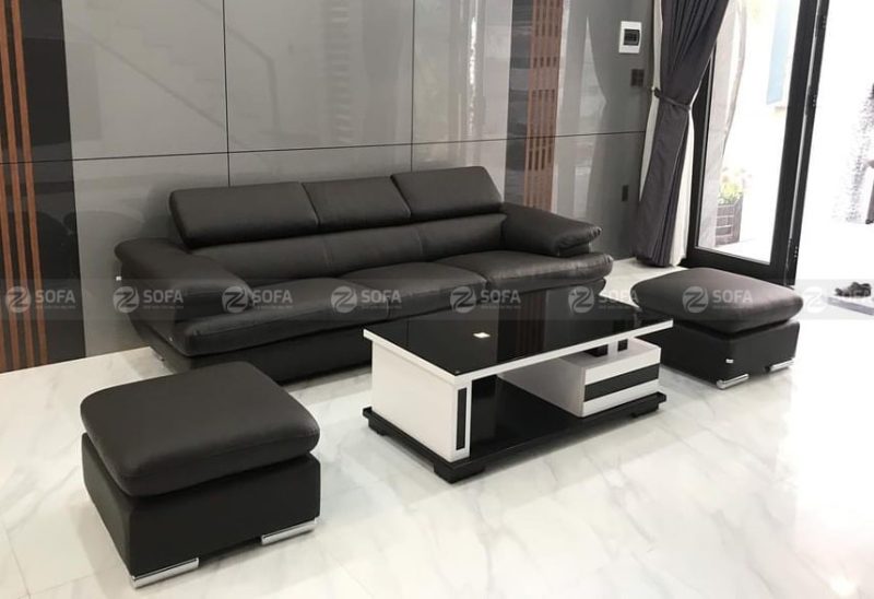 Sofa băng da gỗ sồi Nga ZB1818