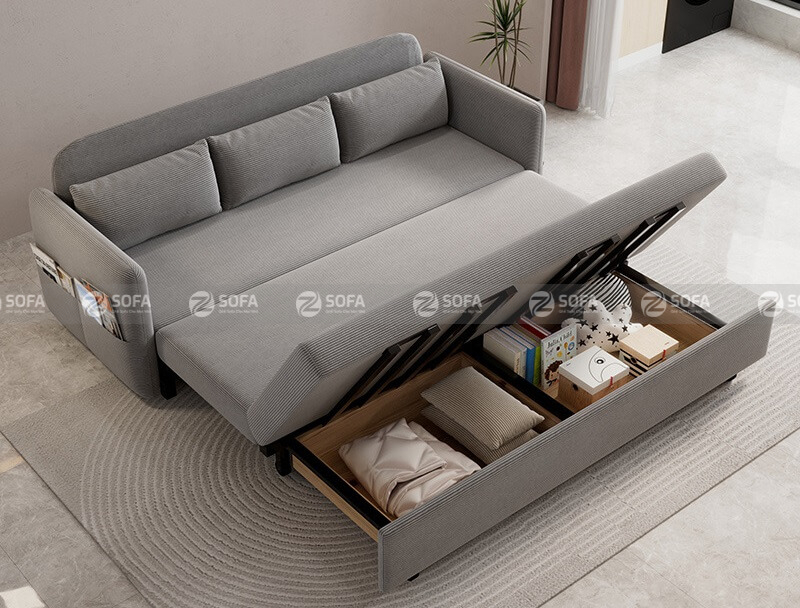 Ghế sofa giường: Giải pháp tiết kiệm không gian cho phòng khách đa nhiệm