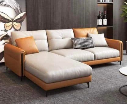 Ghế sofa da gỗ sồi Nga L99