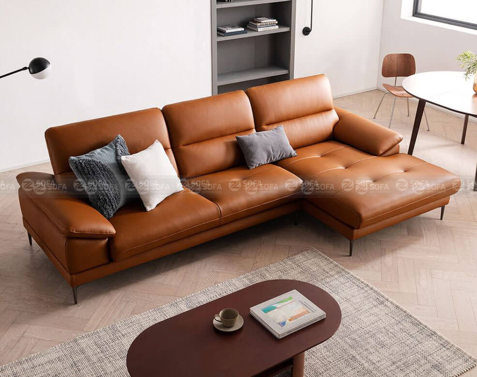Cách chọn màu sắc sofa da hợp với phòng khách sáng