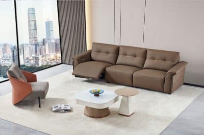 Sofa chỉnh điện da bò ZT2623