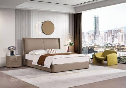 Giường bọc da sinh thái ZGD390