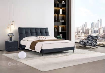Giường bọc da sinh thái ZDG382