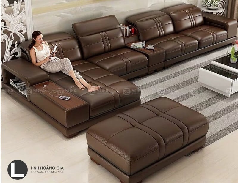 Tìm mua bộ bàn ghế sofa chữ L ở đâu?