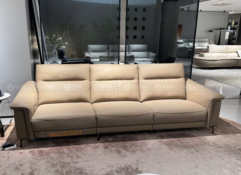 Sofa thư giãn da bò chỉnh điện ZT270