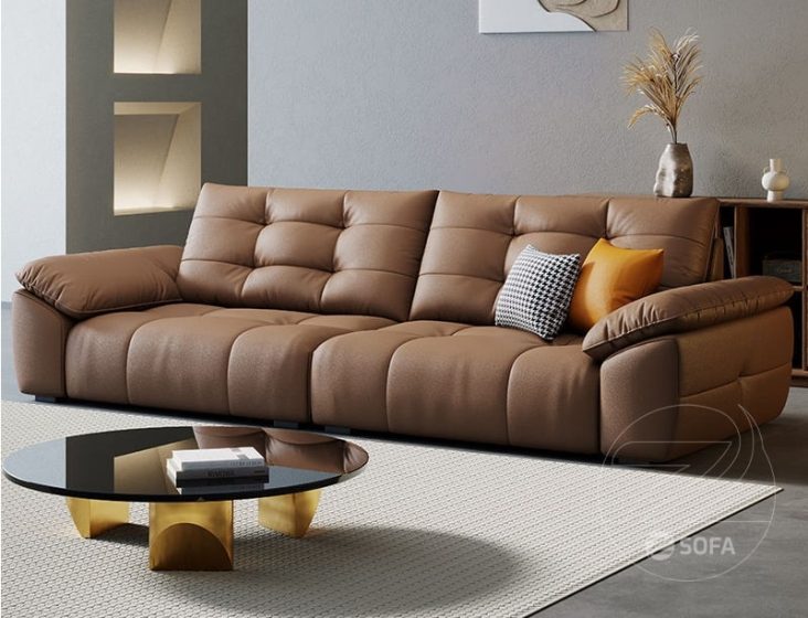 Sofa tối giản kiểu Ý - khung sồi ZB369