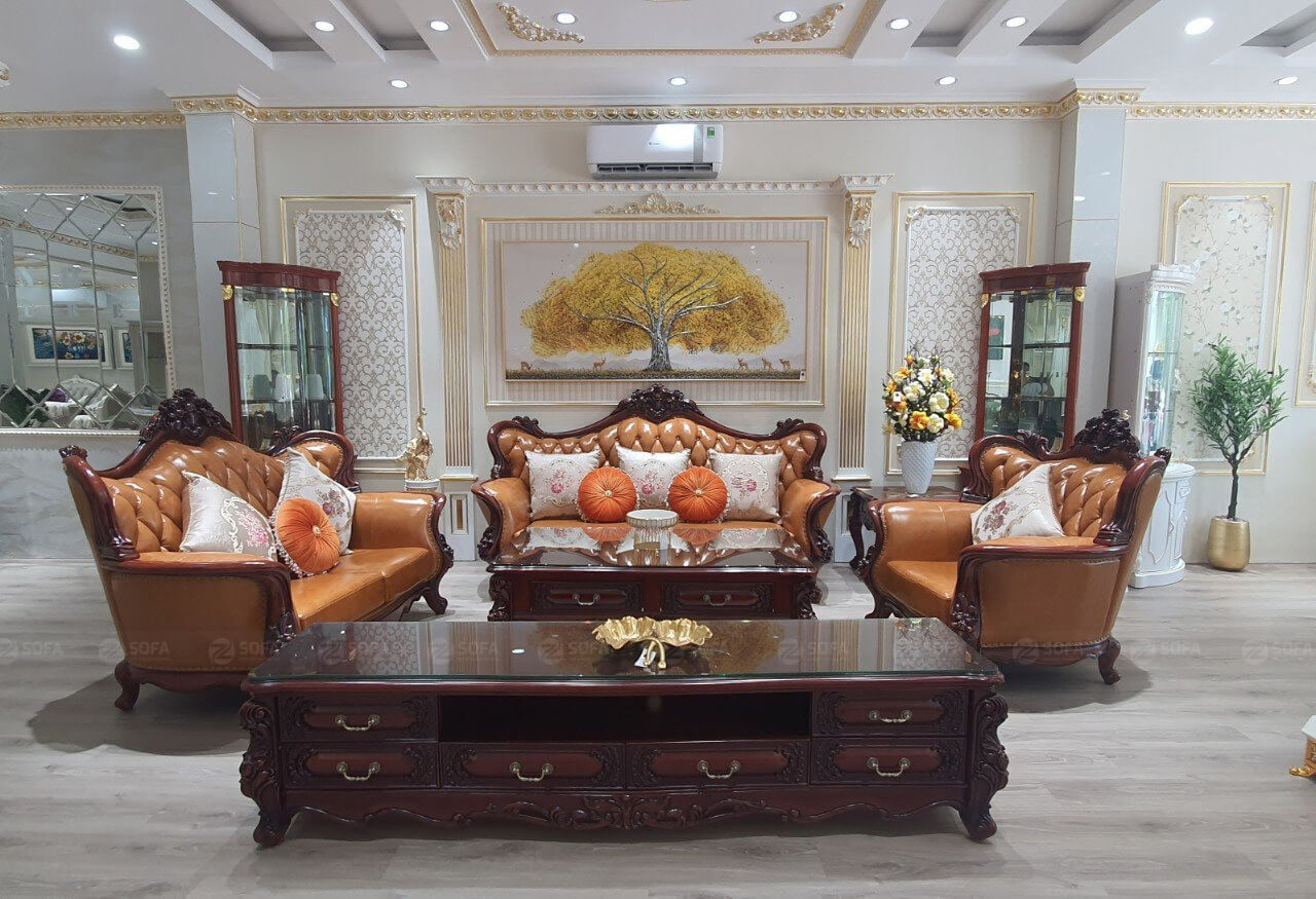 Chọn mua bộ ghế sofa phòng khách sang trọng ở HCM