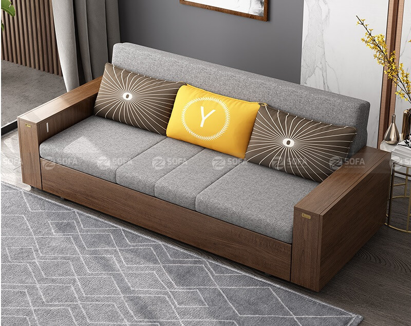 Bộ ghế sofa bọc vải phòng khách, chọn mua từ đâu?