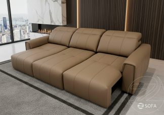 Sofa thư giãn da bò chỉnh điện ZT2618