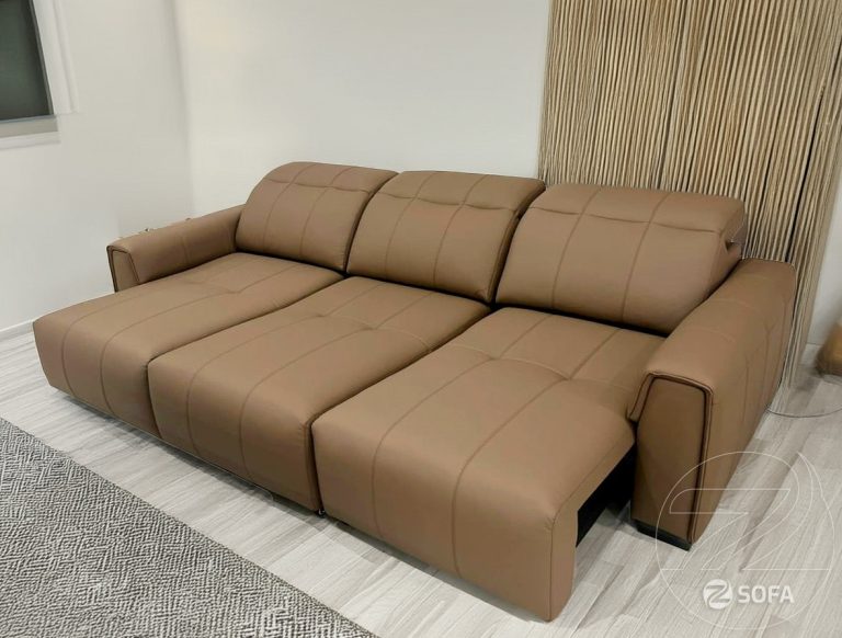 Sofa thư giãn da bò chỉnh điện ZT2618