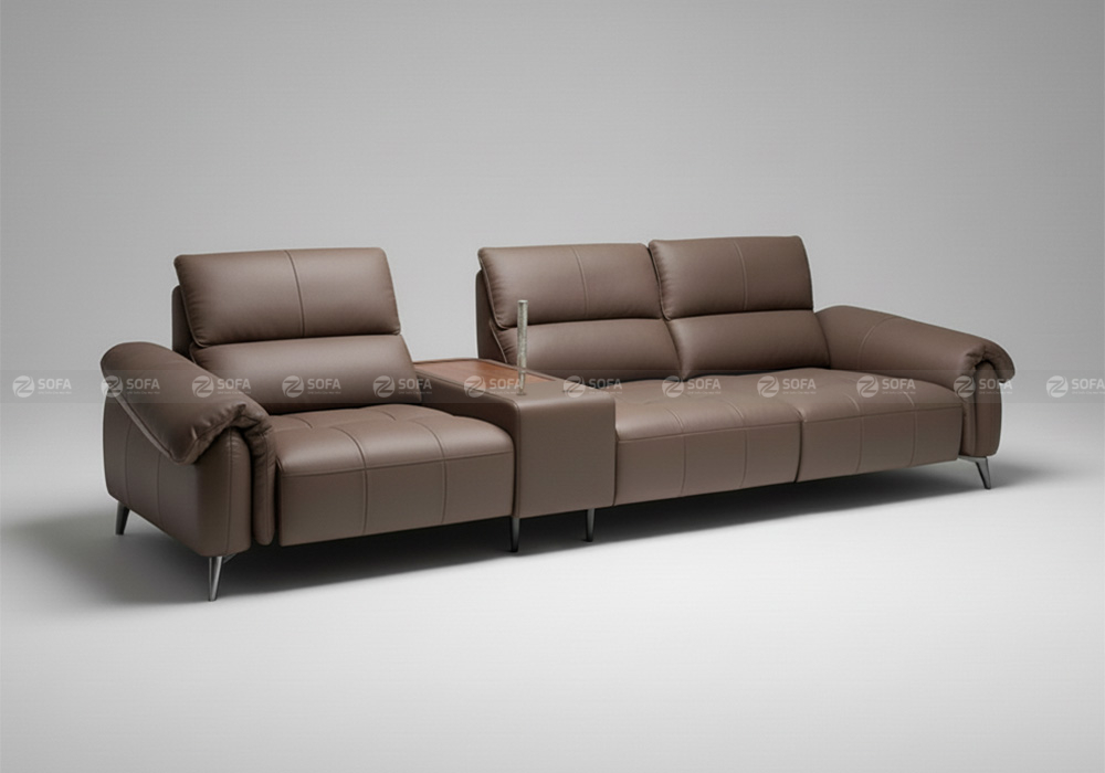 Sofa da bò nhập khẩu ZT479