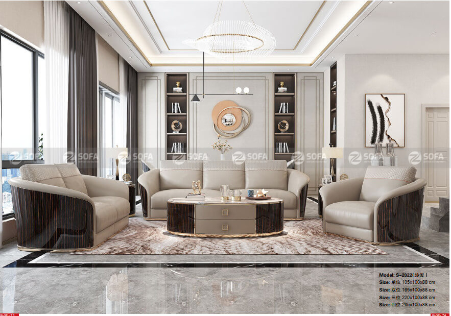 Chọn mua bộ sofa sang trọng tân cổ điển ở HCM
