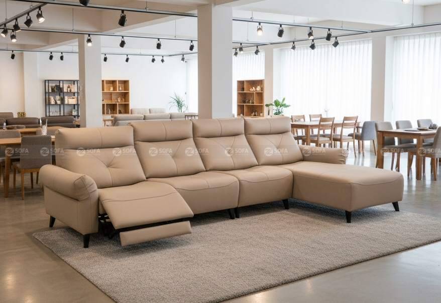 Sofa thư giãn chỉnh điện góc ZT252