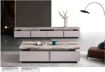 Bàn trà mặt đá B563