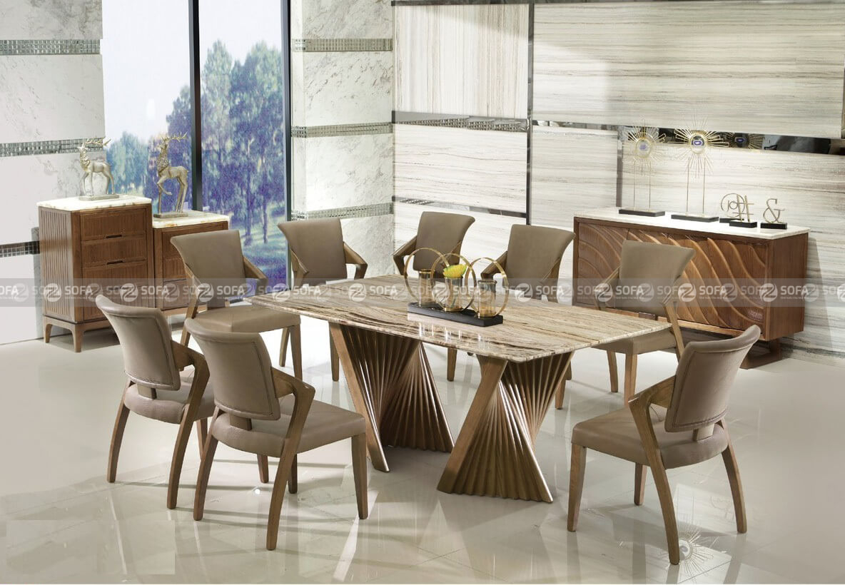Bộ bàn ghế ăn dành cho gia đình chắc chắn, chọn zSofa