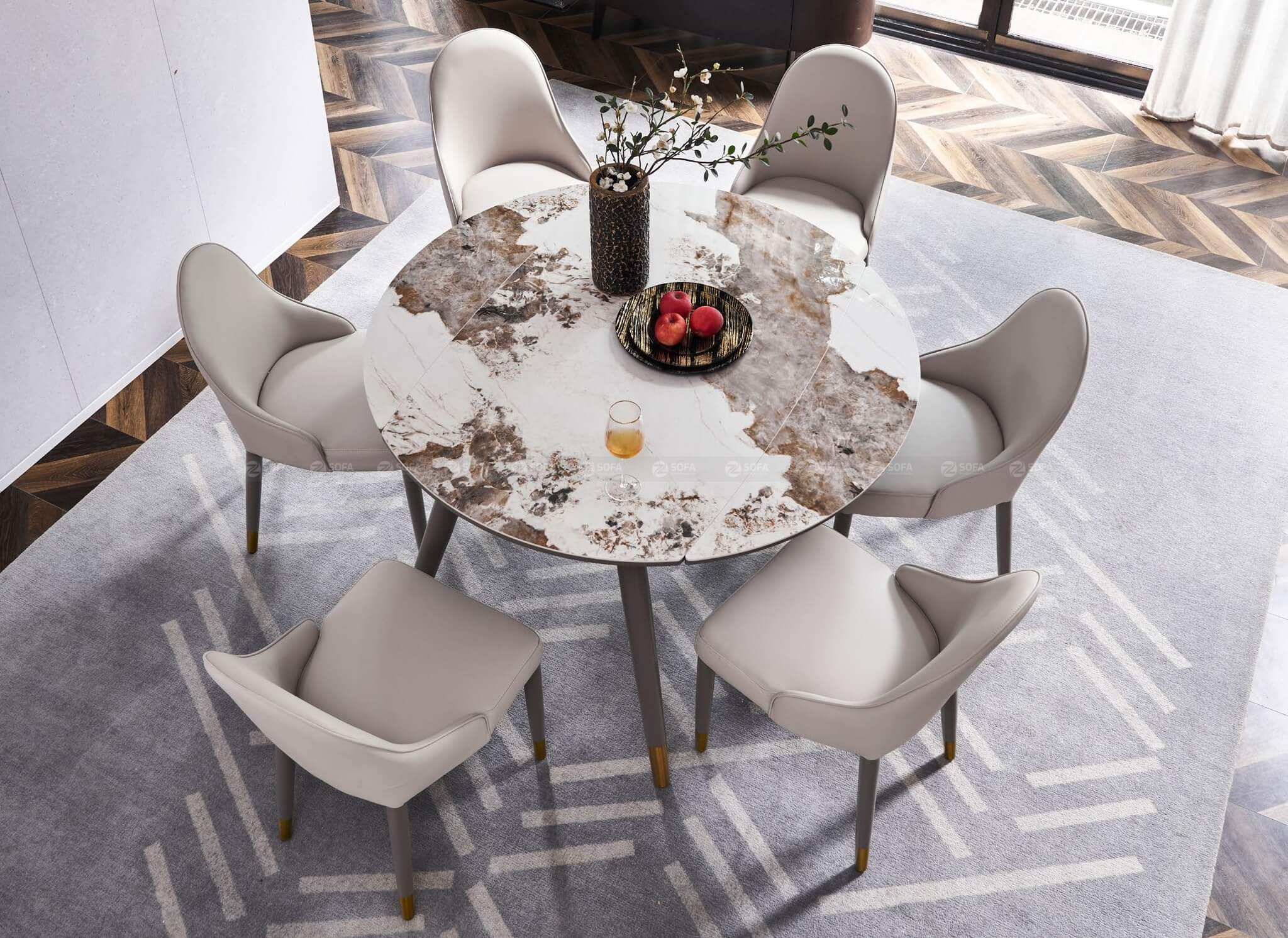 Bộ bàn ghế ăn dành cho gia đình chắc chắn, chọn zSofa