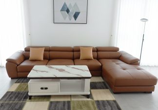 Sofa da bò thật ZDA078