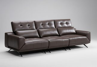 Sofa da bò nhập khẩu ZTA488