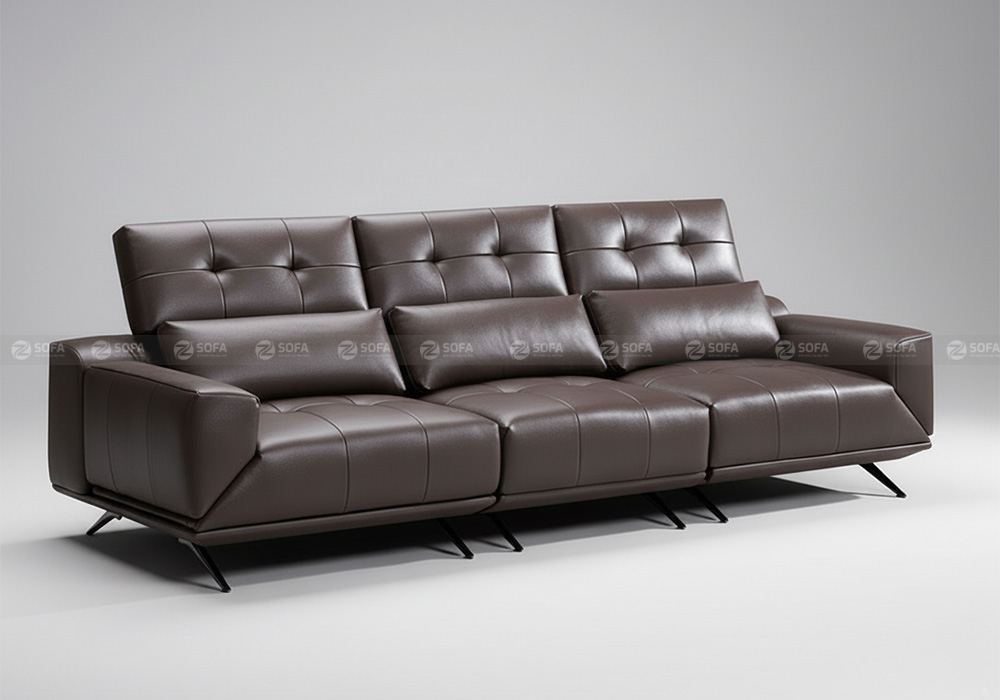 Sofa da bò nhập khẩu ZTA488