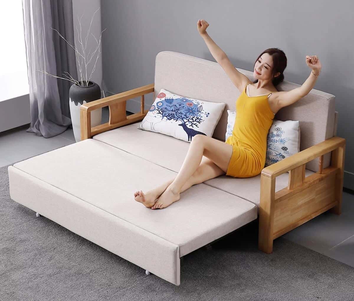 Chọn mua bộ ghế sofa giường gỗ ở HCM, mua từ đâu?