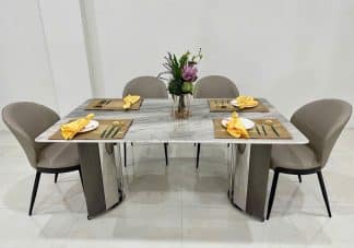 Bàn Ăn 6 Ghế Mặt đá tự nhiên TERA-287