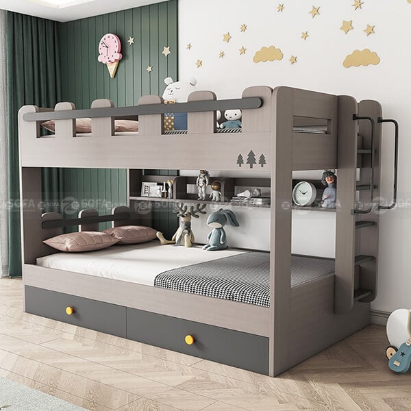 Bộ giường tầng cho con nhỏ chọn mua từ đâu?