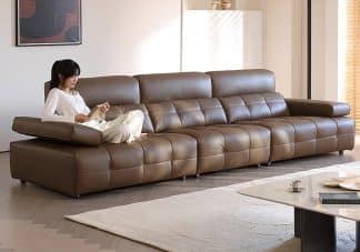 Sofa da bò thật ZDA176