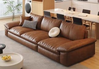 Sofa da bò thật ZDA177