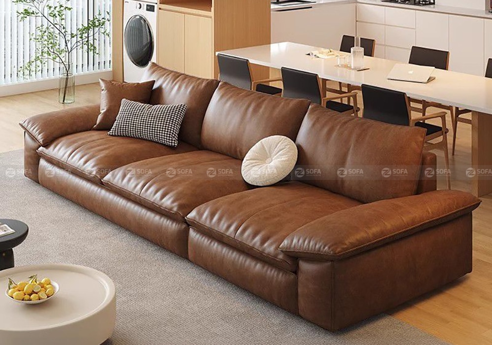 Sofa da bò thật ZDA177