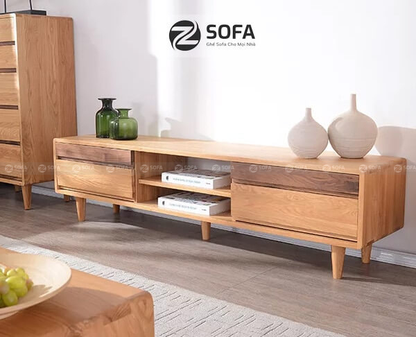 Chọn mua bộ tủ kệ tivi đặt phòng khách từ doanh nghiệp nào?