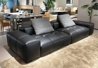 Sofa da bò thật ZDA178