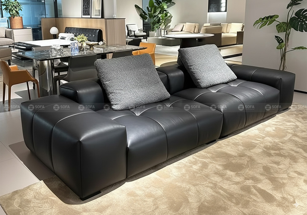 Sofa da bò thật ZDA178