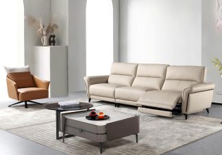 Sofa điện da bò ZT236