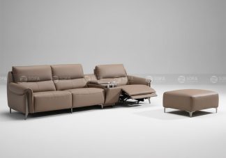 Sofa thư giãn chỉnh điện da bò ZT269