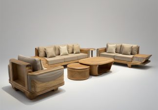 Ghế Sofa Gỗ Sồi Nga ZS265