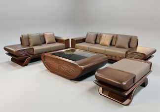 Ghế Sofa Gỗ Sồi Nga ZS268