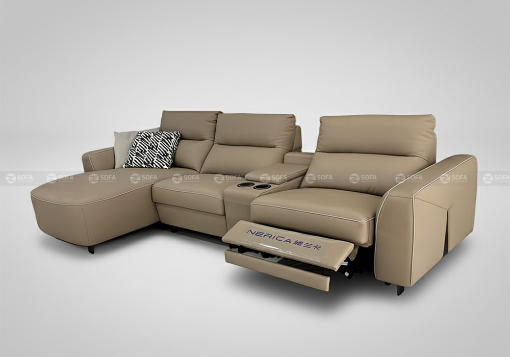 Sofa da bò nhập khẩu ZTA386
