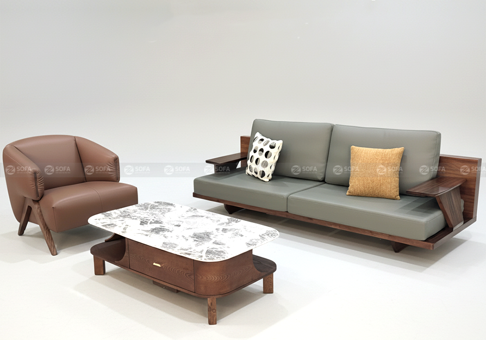 Sofa Gỗ Sồi Nga ZS273