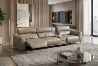 Sofa điện da bò ZTA343